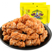 一口酥脆！huanglaowu 黄老五 红糖麻花 500g+锅巴80g