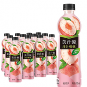 Minute Maid 美汁源 汁汁桃桃 果汁饮料 420/450ml*12瓶 整箱装