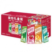 MENGNIU 蒙牛 真果粒牛奶饮品（草莓+芦荟+椰果+桃果粒）250g*24 四种口味缤纷礼盒装中秋送礼（新老包装随机发货）