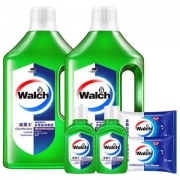 PLUS会员：Walch 威露士 多用途消毒液套装 1L*2瓶+60ml*2瓶+10片*2包 青柠味