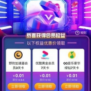 1分钱领会员盲盒