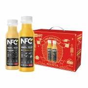 88VIP：农夫山泉 100%NFC果汁（橙汁+苹果香蕉汁） 300ml*12瓶*2件