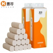 京东极速版:惠寻 原生竹浆4层加厚实芯卷纸 20卷 800g