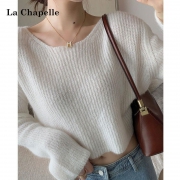 La Chapelle 拉夏贝尔 女士圆领针织衫 913613324