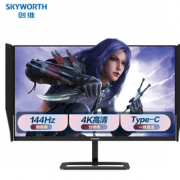SKYWORTH 创维 XG27U1 27英寸IPS显示器（4K、144Hz、HDR、1ms）