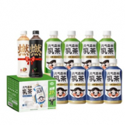 88VIP！元气森林 定制装 乳茶 8+2瓶 燃茶组合 共4600ml