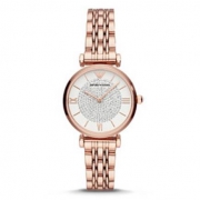 双11预售：EMPORIO ARMANI 阿玛尼 满天星系列 32毫米石英腕表 AR11244