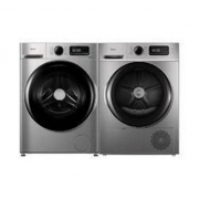 双11预售：Midea 美的 MG100VT707WDY+MH100VTH707WY 热泵洗烘套装 10KG+10KG