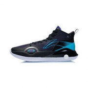 LI-NING 李宁 驭帅 15 男子篮球鞋 ABAR043-8 黑色/蝴蝶蓝 41