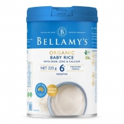 京东极速版：贝拉米 Bellamy's 有机高铁婴儿米粉  原味225g