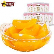 京喜app:林家铺子 冰糖黄桃罐头 200g*4罐