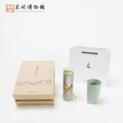 苏州博物馆 寄与爱茶人 无由持一碗—汝瓷衡山杯 文徵明一杯茶礼盒套装 200ml