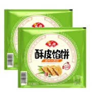 PLUS会员！Anjoy 安井 酥皮馅饼 猪肉大葱味 300g*2 共6个