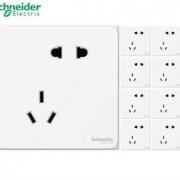 双11预售：Schneider Electric 施耐德电气 皓呈系列 斜五孔插座十只装