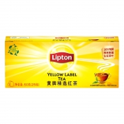 立顿红茶 黄牌精选 红茶 25包/盒