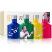 舍得 大笑舍得酒52度岳敏君 浓香型白酒 100ml*4瓶礼盒装