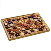 Lindt 瑞士莲 Pr阿linen Hochfein 多口味巧克力礼盒 50颗500g