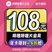 哔哩哔哩大会员年卡 填手机充值