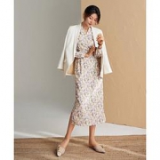 ANNE KLEIN 安妮·克莱因 BAB2240LSA 女士碎花连衣裙