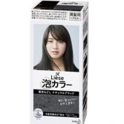 Kao 花王 liese prettia系列泡沫染发剂 #黑色 108ml