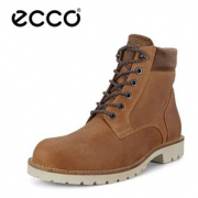 国内1454元！ECCO 爱步 Jamestown詹姆斯敦系列 男士真皮Hydromax防泼水休闲靴 530314   579.82元含税直邮