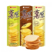 京喜app：Orion 好丽友 薯愿 非油炸薯片 三连罐312g/组