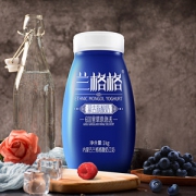 网红酸奶 兰格格 1.3倍浓缩原味纯酸奶 2斤*2瓶 含乳量≥98%