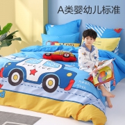双11预售：MERCURY Kids 水星儿童 小警车 40支抗菌纯棉三件套 1.2m