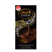 Lindt瑞士莲 70%特浓排装黑巧克力 100g*10个装   含税到手￥178左右