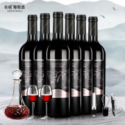 中粮长城 精选级 北纬37赤霞珠干红葡萄酒 750mL*2瓶