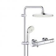 双11预售：GROHE 高仪 34333+27389002 天瀑恒温淋浴花洒套装