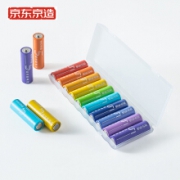 京东极速版:J.ZAO 京东京造 AA LR6 5号碱性电池 1.5V 2500mAh 10粒+齐心胶水 35ml