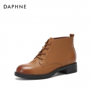 DAPHNE 达芙妮 女士圆头短靴 1017607289