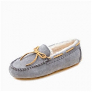 Ozwear UGG Ozwear 女士羊皮毛一体豆豆鞋