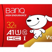 京东亲子会员:banq 32GB TF（MicroSD）存储卡 U1 C10 A1 高速畅销款