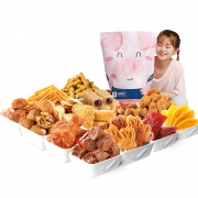 双11预告、1号0点、前3000件：良品铺子 猪事顺利 巨型零食大礼包 3157g*2件