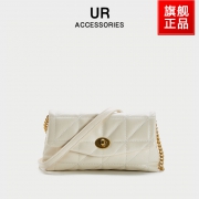UR 时尚高级感链条包包女 新款简约菱格百搭斜挎包