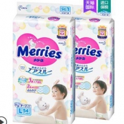 日本花王妙而舒婴儿纸尿裤L54*2超薄透气柔尿不湿官方旗舰店