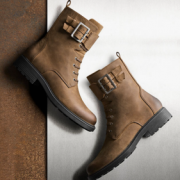 双11预售！Clarks 其乐 女鞋英伦搭扣马丁靴