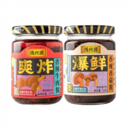 京东极速版:鸿兴源 下饭酱 牛肉酱210g+香菇酱210g+凑单品