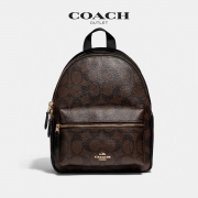 双11预售：COACH 蔻驰 奥莱女包经典标志CHARLIE 迷你背包