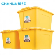 茶花 塑料收纳箱35*3个装