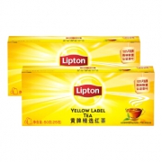 京喜APP：Lipton 立顿 黄牌经典红茶 单盒装25包*2盒