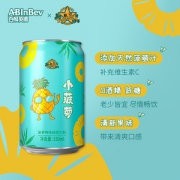 百威英博 × 航空 菠萝啤味碳酸饮料 330ml*24罐