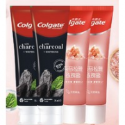 Colgate 高露洁 牙膏套装（喜马拉雅盐115g*2+竹炭薄荷100g*2)