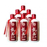 PLUS会员：执品 经典 53度 酱香型白酒 500ml*6瓶