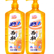 温和中性配方！活力28 西柚洗洁精 1.2kg*2瓶