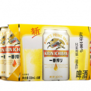 88VIP！KIRIN 麒麟 一番榨系列清爽麦芽啤酒 330ml*6罐