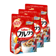 双11预售：Calbee 卡乐比 即食水果麦片 700g*3袋*3件