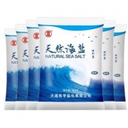 东宇 加碘海盐 400g*6袋 天然日晒盐 不添加抗结剂